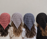 🧶 روسری اسکارف بافتنی دخترانه 🪅